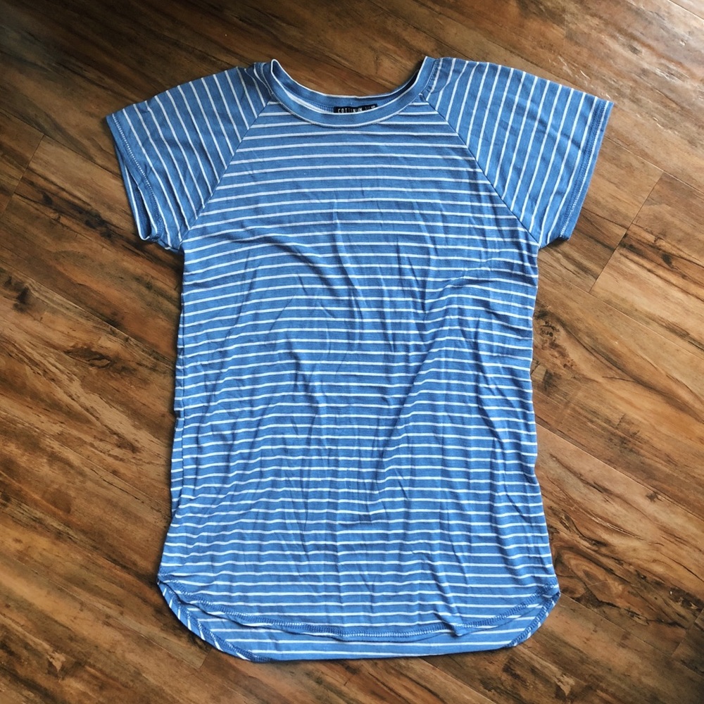 Cotton On Striped Crew T Shirt